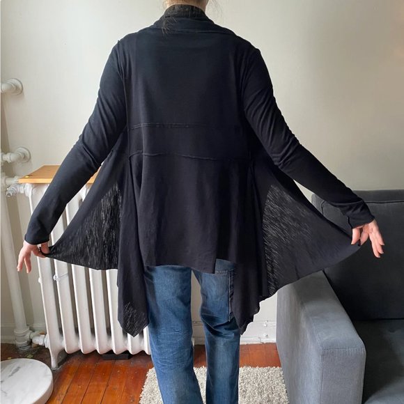 Rundholz Black Label Draped Cardigan, size Small. - Picture 2 of 5